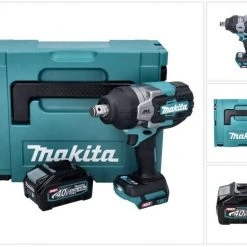 Makita Akku-Schlagschrauber »Makita TW 001 GM101 Akku Schlagschrauber 40 V max. 1800 Nm Brushless XGT + 1x Akku 4,0 Ah + Makpac - ohne Ladegerät«