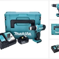 Makita Säulenbohrmaschine »Makita DDF 453 RT1J Akku Bohrschrauber 18 V 42 Nm + 1x Akku 5,0 Ah + Ladegerät + Makpac«