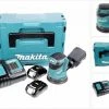 Makita Exzenterschleifer »Makita DBO 180 SAJ Akku Exzenterschleifer 18 V 125 mm + 2x Akku 2,0 Ah + Ladegerät + Makpac«