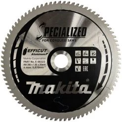 Makita Sägeblatt »81Z EFFICUT«, Schneidbreite: 1,85 mm, Bohrung: 30 mm