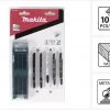 Makita Stichsägeblatt »Makita Stichsägeblätter Sortiment A, für Holz und Metall - 10 Stück, verschiedene Blätter für Stichsägen mit T-Schaft Aufnahme + Aufbewahrungsbox (B-44410)« -Makit Werkzeug Verkaufe 17718375 4f4f 5143 8116 adc941f30ea2
