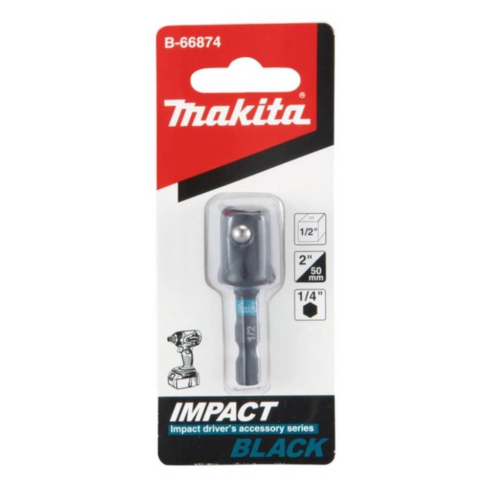 Makita »Adapter 1/2' 4-kant zu 1/4' 6-kant« Bit-Adapter 4 Makita »Adapter 1/2' 4-kant zu 1/4' 6-kant« Bit-Adapter – Bild 2