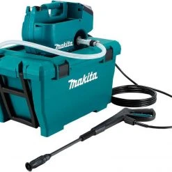 Makita Akku-Hochdruckreiniger »DHW080ZK«, Druck max: 80 bar, Fördermenge max: 380 l/h, 2x18 V, ohne Akku und Ladegerät