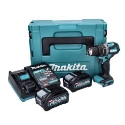 Makita Schlagbohrmaschine »Makita HP 002 GM201 Akku Schlagbohrschrauber 40 V 64 Nm Brushless + 2x Akku 4,0 Ah + Ladegerät + Makpac« -Makit Werkzeug Verkaufe 18e88db6 eee1 5049 ae10 fac4239da232