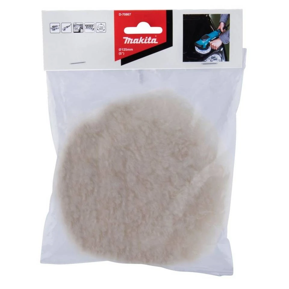 Makita Poliermaschine »Lammfellhaube D-70867, 125mm« 2 Makita Poliermaschine »Lammfellhaube D-70867, 125mm«