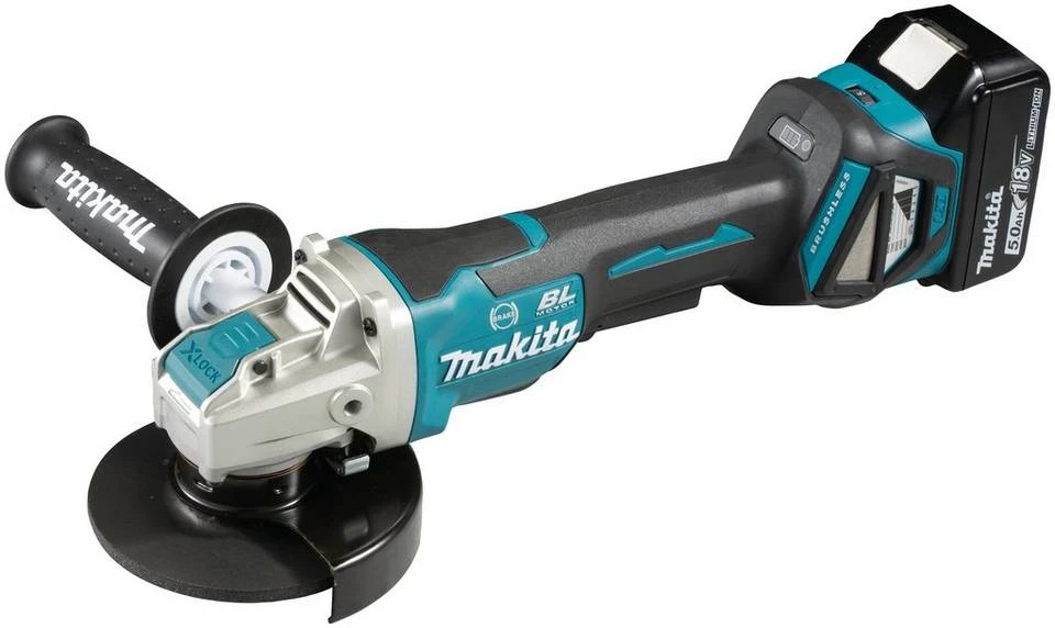 Makita Akku-Winkelschleifer »DGA519RTJ«, max. 8500 U/min, (Set), X-Lock, inkl. Ladegerät und 2 Akkus 3 Makita Akku-Winkelschleifer »DGA519RTJ«, max. 8500 U/min, (Set), X-Lock, inkl. Ladegerät und 2 Akkus