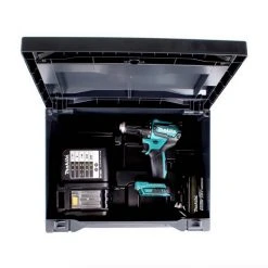 Makita Schlagbohrmaschine »Makita DHP 483 STX Akku Schlagbohrschrauber 18V 40Nm + 1x Akku 5,0Ah + Ladegerät + 100tlg. Bit Bohrer Set + Makbox« -Makit Werkzeug Verkaufe 26226bbd db15 52cf 9b9c ecda705f57fa