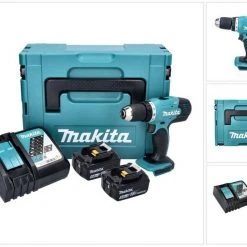 Makita Säulenbohrmaschine »Makita DDF 453 RTJ Akku Bohrschrauber 18 V 42 Nm + 2x Akku 5,0 Ah + Ladegerät + Makpac«