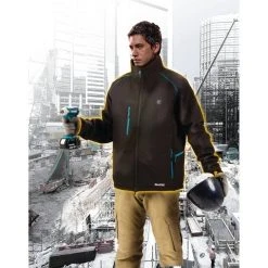 Makita Softshelljacke »DCJ205ZS Full Größe S - Beheizbare Jacke - schwarz« -Makit Werkzeug Verkaufe 32c12850 1cfb 5c83 8370 f5fbb4792dd3