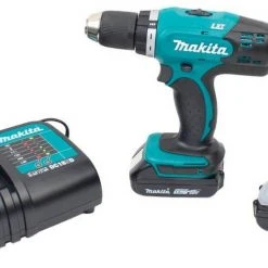 Makita Akku-Bohrschrauber »DDF453SYJ«, max. 1300 U/min, (Set, 5-tlg), 18 V, inkl. 2 Akkus, Ladegerät und MAKPAC Gr.2 -Makit Werkzeug Verkaufe 38fc2a2a 43d1 5cb9 a02e 7b7bc46117a6