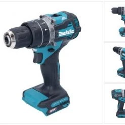 Makita Schlagbohrmaschine »Makita HP 002 GZ Akku Schlagbohrschrauber 40 V max. 64 Nm Brushless Solo - ohne Akku, ohne Ladegerät«