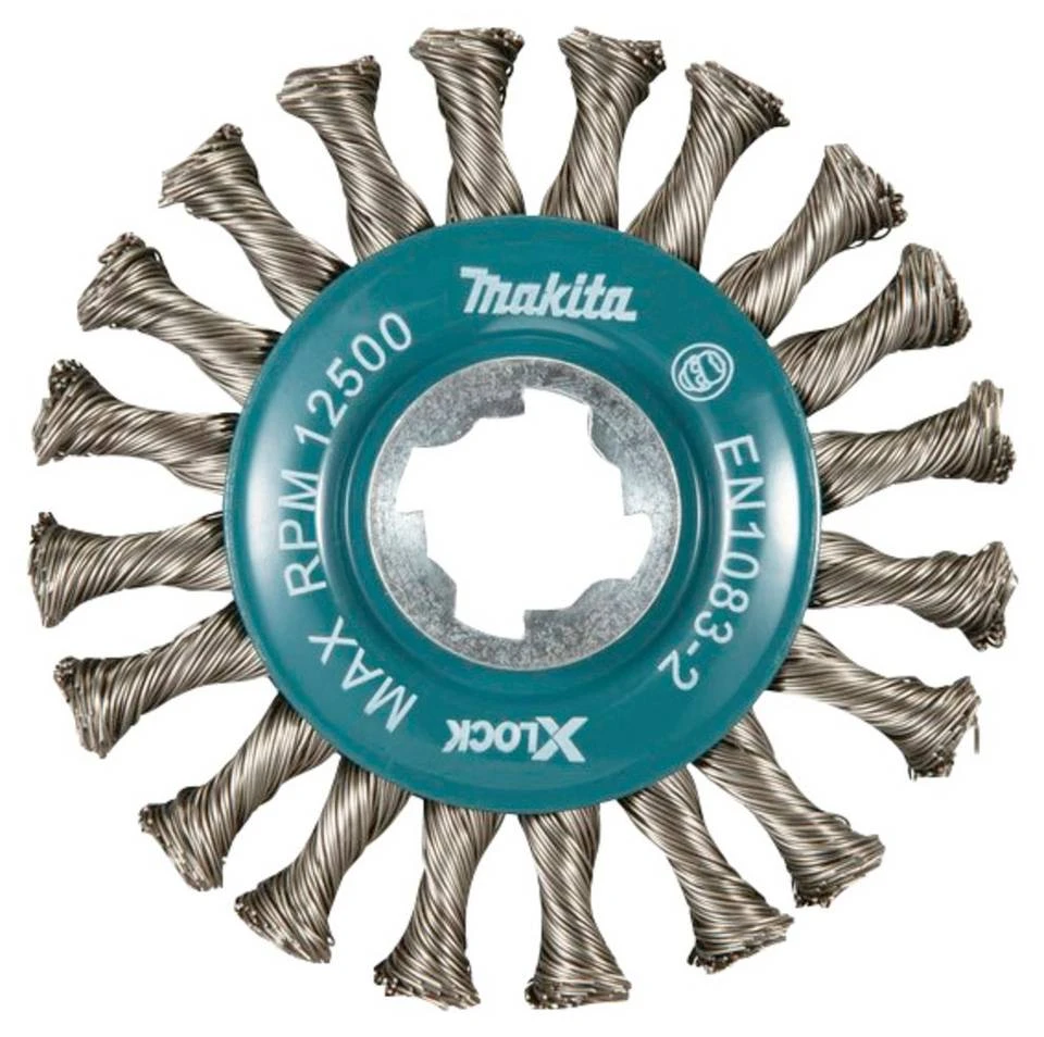 Makita Maschinen-Rundbürste »VA X-LOCK«, ø 115 cm, mit stark gezopftem Draht für hohe Arbeitsbelastungen 3 Makita Maschinen-Rundbürste »VA X-LOCK«, ø 115 cm, mit stark gezopftem Draht für hohe Arbeitsbelastungen