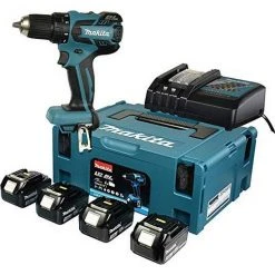 Makita Akku-Bohrschrauber »DDF459RF4J - Akku-Bohrschrauber - blau/schwarz«