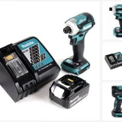 Makita Akku-Schlagschrauber »Makita DTD 171 RT1 Akku Schlagschrauber 18V 170Nm 1/4" Brushless + 1x Akku 5,0Ah + Ladegerät«