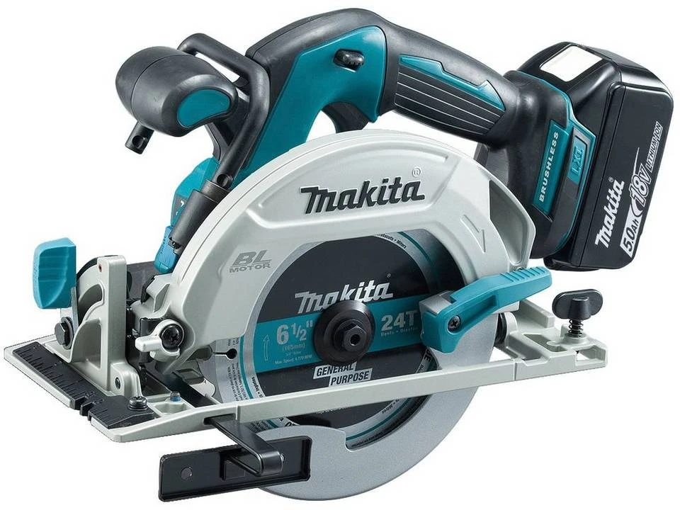Makita Akku-Handkreissäge »DHS680RTJ«, Set, 57 mm, 18 V, mit 2 Akkus 18V/5Ah und Ladegerät 3 Makita Akku-Handkreissäge »DHS680RTJ«, Set, 57 mm, 18 V, mit 2 Akkus 18V/5Ah und Ladegerät