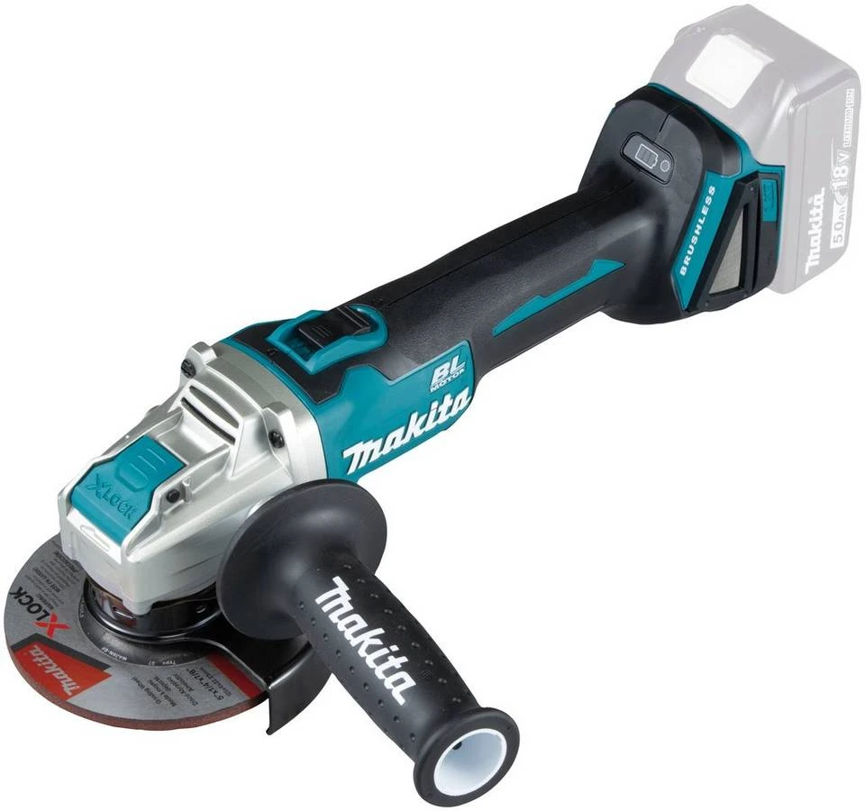Makita Akku-Winkelschleifer »DGA521ZX1«, max. 8500 U/min, 18V, 125 mm, X-LOCK, 8.500 min-1, ohne Akku und Ladegerät 3 Makita Akku-Winkelschleifer »DGA521ZX1«, max. 8500 U/min, 18V, 125 mm, X-LOCK, 8.500 min-1, ohne Akku und Ladegerät