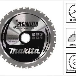 Makita Kreissägeblatt »Makita MCCS15032E Specialized Sägeblatt für Metall HW 150 x 20 x 1,5 mm 32 Zähne (B-47036)«