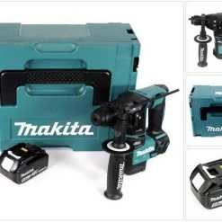 Makita Schlagbohrmaschine »Makita DHR 171 T1J Akku Bohrhammer Brushless SDS Plus + 1x Akku 5,0Ah + Makpac - ohne Ladegerät«