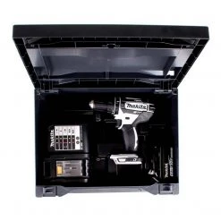 Makita Schlagbohrmaschine »Makita DHP 482 ST1X W Akku Schlagbohrschrauber 18V 62Nm + 1x Akku 5,0Ah + Ladegerät + 100tlg. Bit Bohrer Set + Makbox« -Makit Werkzeug Verkaufe 5f1cadbd 111c 586f 9e59 1e8667076905