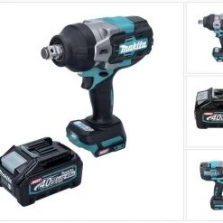 Makita Akku-Schlagschrauber »Makita TW 001 GM1 Akku Schlagschrauber 40 V max. 1800 Nm Brushless XGT + 1x Akku 4,0 Ah - ohne Ladegerät«