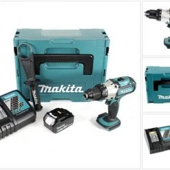 Makita Säulenbohrmaschine »Makita DDF 451 RT1J Akku Bohrschrauber 18V 80Nm + 1x Akku 5,0Ah + Ladegerät im Makpac«