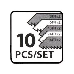 Makita Stichsägeblatt »Makita Stichsägeblätter Sortiment A, für Holz und Metall - 10 Stück, verschiedene Blätter für Stichsägen mit T-Schaft Aufnahme + Aufbewahrungsbox (B-44410)« -Makit Werkzeug Verkaufe 67da3c59 9cc7 5a5b 804e 103e68b26b66