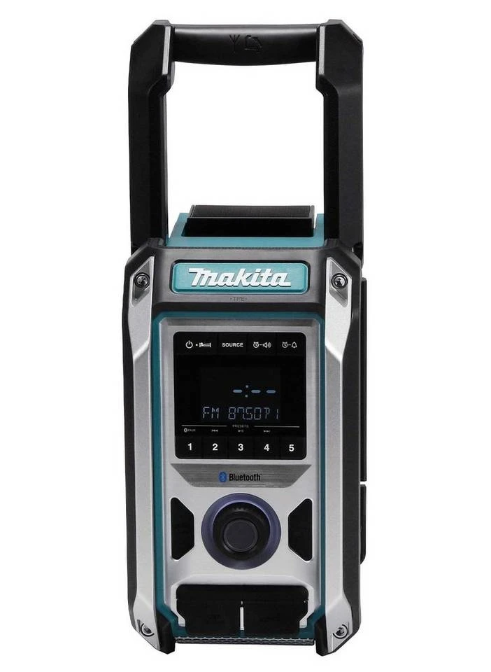 Makita »DMR 114« Baustellenradio (FM-Tuner, mit Bluetooth 5.0, Gehäuse in robuster Baustellenausführung, für den Empfang von FM geeignet) 4 Makita »DMR 114« Baustellenradio (FM-Tuner, mit Bluetooth 5.0, Gehäuse in robuster Baustellenausführung, für den Empfang von FM geeignet) – Bild 2