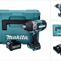 Makita Akku-Schlagschrauber »Makita TW 001 GD101 Akku Schlagschrauber 40 V max. 1800 Nm Brushless XGT + 1x Akku 2,5 Ah + Ladegerät + Makpac«