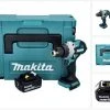 Makita Schlagbohrmaschine »Makita DHP 486 T1J Akku Schlagbohrschrauber 18 V 130 Nm Brushless + 1x Akku 5,0 Ah + Makpac - ohne Ladegerät«