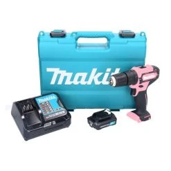 Makita Schlagbohrmaschine »Makita HP 333 DSAP Akku Schlagbohrschrauber 12 V 30 Nm rosa + 1x Akku 2,0 Ah + Ladegerät + Koffer« -Makit Werkzeug Verkaufe 7412a6a0 ee05 5309 ae25 a23ec942243c