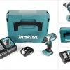 Makita Akku-Schlagschrauber »Makita DTD 153 RA1J Akku Schlagschrauber 18 V 170 Nm 1/4" Brushless + 1x Akku 2,0 Ah + Ladegerät + Makpac«