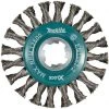 Makita Maschinen-Rundbürste »Metall X-LOCK«, ø 115 cm, mit stark gezopftem Draht für hohe Arbeitsbelastungen