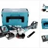 Makita Winkelschleifer »Makita DGA 506 RTJ Akku Winkelschleifer 18 V 125 mm Brushless + 2x Akku 5,0 Ah + Ladegerät + Makpac«