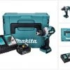 Makita Schlagbohrmaschine »Makita DHP 486 RT1J Akku Schlagbohrschrauber 18 V 130 Nm Brushless + 1x Akku 5,0 Ah + Ladegerät + Makpac«