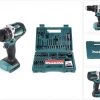 Makita Schlagbohrmaschine »Makita DHP 484 Z 18V Brushless Li-Ion Akku Schlagbohrschrauber Solo + Makita B-53811 Bit & Bohrer-Set 100-teilig« -Makit Werkzeug Verkaufe 9464dbe0 eb80 5a1a 8fa6 faf7174a78ba
