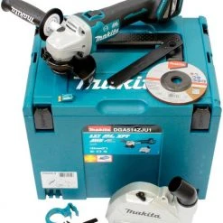 Makita Akku-Winkelschleifer »DGA514ZJU1«, max. 8500 U/min, mit Absaughaube im MAKPAC, ohne Akku und Ladegerät