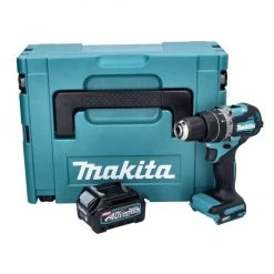 Makita Schlagbohrmaschine »Makita HP 002 GD101 Akku Schlagbohrschrauber 40 V 64 Nm Brushless + 1x Akku 2,5 Ah + Makpac - ohne Ladegerät« -Makit Werkzeug Verkaufe 9c8a0321 7024 503b bfec e695b41deac9
