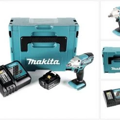 Makita Akku-Schlagschrauber »Makita DTW 190 RT1J Akku Schlagschrauber 18V 190Nm + 1x Akku 5,0Ah + Schnellladegerät im Makpac 2«