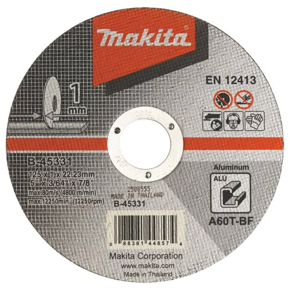 Makita Trennscheibe »Trennscheibe 125x1mm Alu, B-45331« 3 Makita Trennscheibe »Trennscheibe 125x1mm Alu, B-45331«