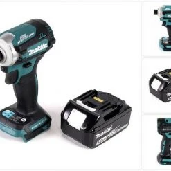 Makita Akku-Schlagschrauber »Makita DTD 171 T1 Akku Schlagschrauber 18V 170Nm 1/4" Brushless + 1x Akku 5,0Ah - ohne Ladegerät«