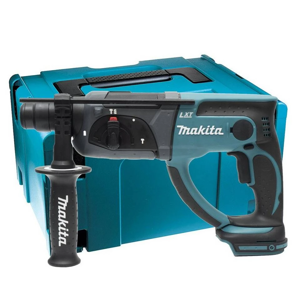 Makita Bohrhammer »Makita DHR202ZJ 18V Akku Bohrhammer (ohne Akku)«, (Bohrhammer Makpac Tiefenstop Seitengriff Ohne Akku oder Ladegerät) 3 Makita Bohrhammer »Makita DHR202ZJ 18V Akku Bohrhammer (ohne Akku)«, (Bohrhammer Makpac Tiefenstop Seitengriff Ohne Akku oder Ladegerät)