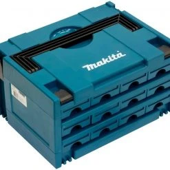 Makita Werkzeugbox »P-84327 MAKSTOR Modell 3.12«, 12 Schubladen, 395x295x215 mm