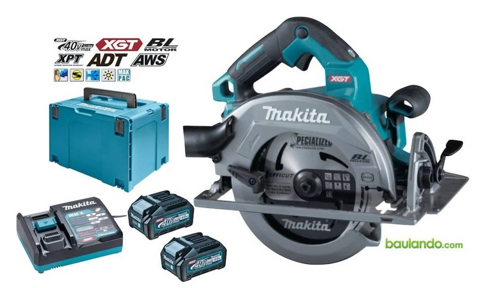 Makita Handkreissäge »Akku Handkreissäge«, Handkreissäge HS003GM201 2x BL4040 Batterie (40 Vmax / 4,0 Ah) DC40RA Ladegerät Makpac Systemgehäuse 3 Makita Handkreissäge »Akku Handkreissäge«, Handkreissäge HS003GM201 2x BL4040 Batterie (40 Vmax / 4,0 Ah) DC40RA Ladegerät Makpac Systemgehäuse