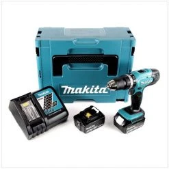 Makita Schlagbohrmaschine »Makita DHP 453 RTJ Akku Schlagbohrschrauber 18V 42Nm + 2x Akkus 5,0Ah+ Ladegerät im Makpac 2« -Makit Werkzeug Verkaufe bc339ced b3ff 518d b635 f47dbd4f9f49
