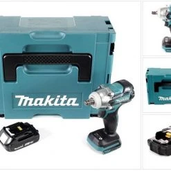 Makita Akku-Schlagschrauber »Makita DTW 285 A1J Akku Schlagschrauber 18 V 280 Nm 1/2" Brushless + 1x Akku 2,0 Ah + Makpac - ohne Ladegerät«