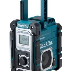 Makita »DMR 108« Baustellenradio (Bluetooth, mit Spritzschutz bis Schutzklasse IP64 und Weckfunktion, inklusive Aux-Anschluss für MP3-Kompatibilität und einen USB-Anschluss um Ihr Mobilgerät zu laden) Blau, Rot -Makit Werkzeug Verkaufe be7d19ab 8fce 42d7 aac3 38fbbec1d12b