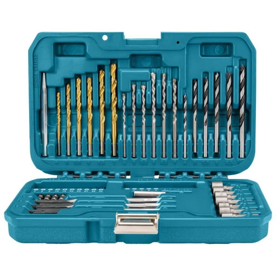 Makita Bit- und Steckschlüsselset »Makita 50-tlg. Bohrer-Bit-Set TRADE Metallisch«, 50-St. 4 Makita Bit- und Steckschlüsselset »Makita 50-tlg. Bohrer-Bit-Set TRADE Metallisch«, 50-St. – Bild 2