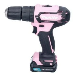 Makita Schlagbohrmaschine »Makita HP 333 DSAP Akku Schlagbohrschrauber 12 V 30 Nm rosa + 1x Akku 2,0 Ah + Ladegerät + Koffer« -Makit Werkzeug Verkaufe c4452cda 141b 51ec 8201 83f4124745bf