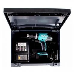 Makita Schlagbohrmaschine »Makita DHP 453 STX Akku Schlagbohrschrauber 18V 42Nm + 1x Akku 5,0Ah + Ladegerät + 100tlg. Bit Bohrer Set + Makbox« -Makit Werkzeug Verkaufe c7d037de 99af 5bcc a6d4 0890d29c57e1