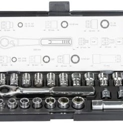 Makita Steckschlüssel »B-65604« (Set, 21 St), für komfortable Schraubarbeiten auf engem Raum